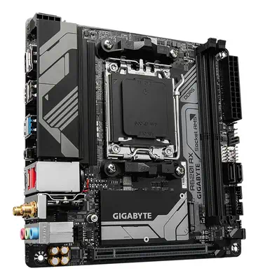 A620I AX Carte Mère - Prend en charge les processeurs AMD Ryzen 8000, VRM numérique 5+2+1 phases, ju - Gigabyte - Carte mère - visuel 3