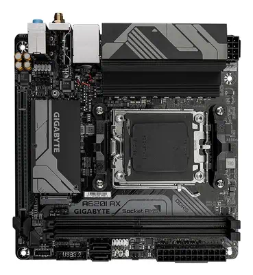 A620I AX Carte Mère - Prend en charge les processeurs AMD Ryzen 8000, VRM numérique 5+2+1 phases, ju - Gigabyte - Carte mère - visuel 4
