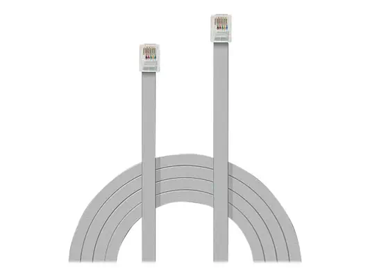 LINDY RJ-11/6 Cable M/M Pin-Connection 3m - Lindy - Câble RJ et Fibre optique - visuel 1
