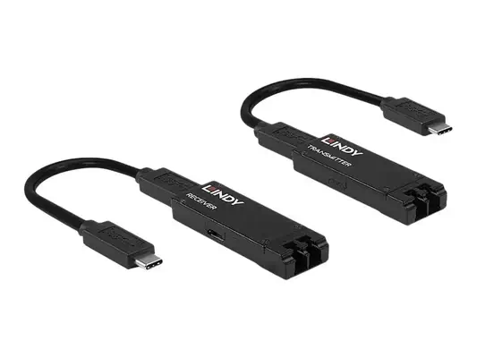 LINDY 100m Fibre Optic USB 3.2 Type C Extender - Lindy - Câble RJ et Fibre optique - visuel 4