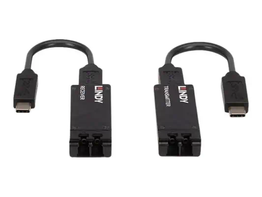 LINDY 100m Fibre Optic USB 3.2 Type C Extender - Lindy - Câble RJ et Fibre optique - visuel 2