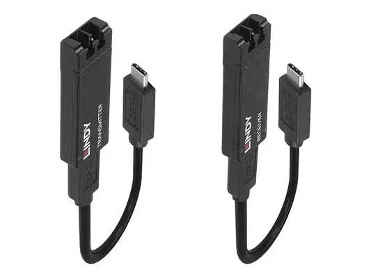 LINDY 100m Fibre Optic USB 3.2 Type C Extender - Lindy - Câble RJ et Fibre optique - visuel 5