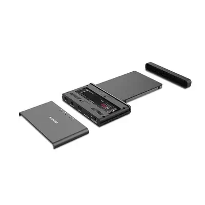 Lindy 43359 Station d'accueil de disques de stockage USB 3.2 Gen 2 (3.1 Gen 2) Type-C Noir - Accessoire Stockage - visuel 3