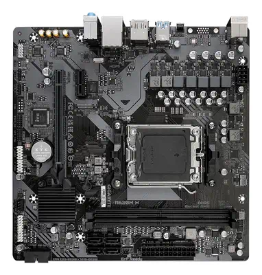 A620M H Carte Mère - Prend en charge les processeurs AMD Ryzen 8000, VRM numérique 5+2+2 phases, jus - Gigabyte - Carte mère - visuel 4