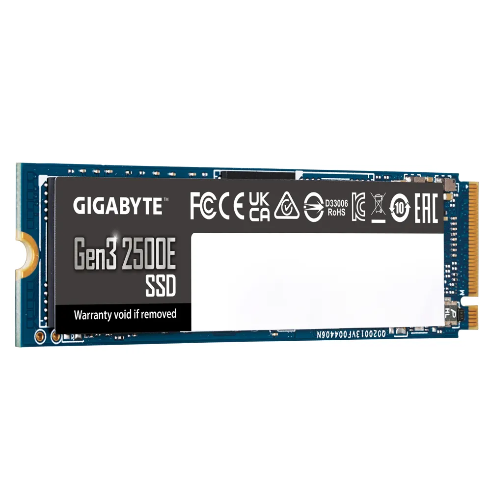 GIGABYTE Gen3 2500E SSD 1TB 1 To M.2 PCI Express 3.0 NVMe 3D NAND - Gigabyte - Disque dur SSD - visuel 3