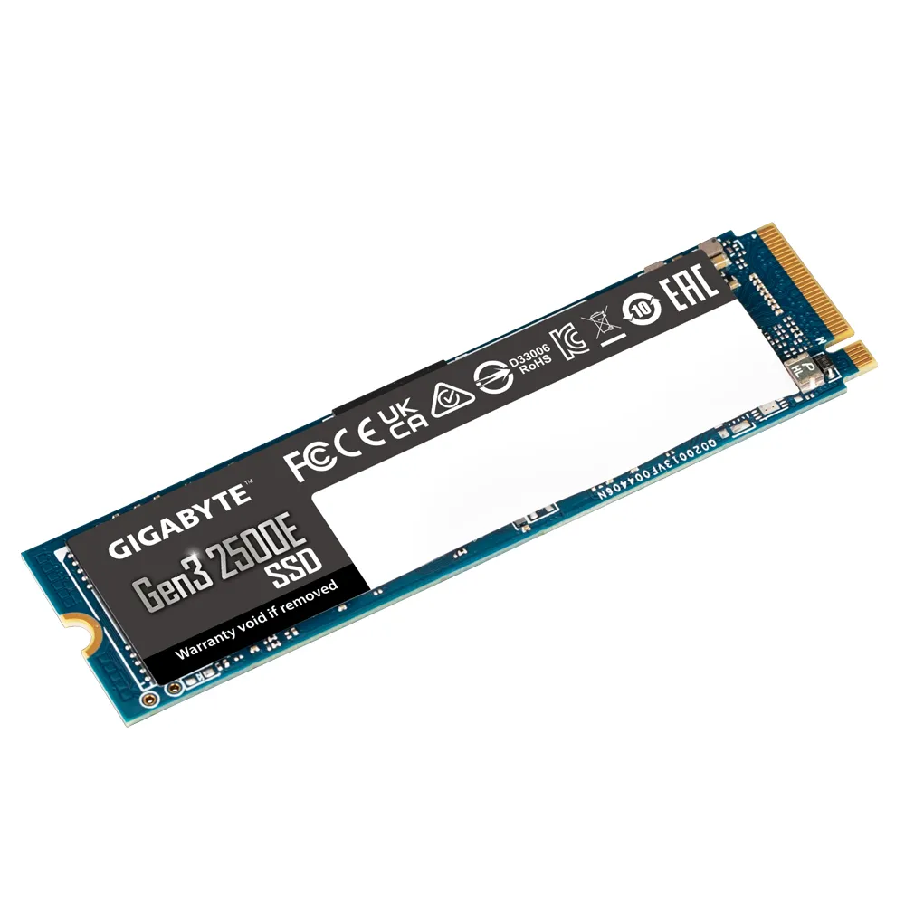 GIGABYTE Gen3 2500E SSD 1TB 1 To M.2 PCI Express 3.0 NVMe 3D NAND - Gigabyte - Disque dur SSD - visuel 6