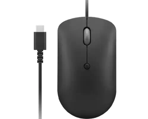 Lenovo GY51D20875 souris Bureau Ambidextre USB Type-C Optique 2400 DPI - Souris - visuel 1