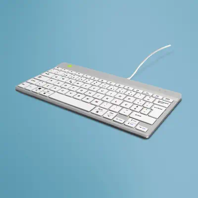 Clavier ergonomique R-Go Compact Break, clavier compact avec logiciel de pause,QWERTY (NORDIC), Fila - R-Go Tools - visuel 1