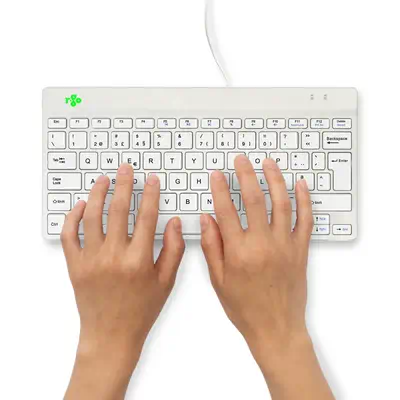 Clavier ergonomique R-Go Compact Break, clavier compact avec logiciel de pause,QWERTY (NORDIC), Fila - R-Go Tools - visuel 5