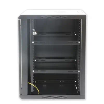 Techly I-CASE EW-2012BKL étagère 12U Rack monté sur le mur Noir - Rack et Armoire - visuel 7