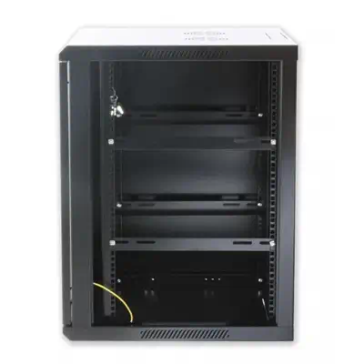 Techly I-CASE EW-2012BKL étagère 12U Rack monté sur le mur Noir - Rack et Armoire - visuel 2