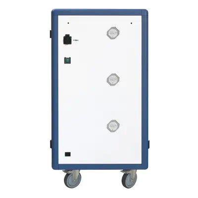 Techly I-CABINET-30DUTY chariot et rangement roulant Classe mobile de charge et de gestion Blanc, Bl - Accessoire Onduleur - visuel 4
