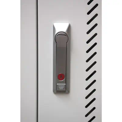 Techly I-CABINET-30DUTY chariot et rangement roulant Classe mobile de charge et de gestion Blanc, Bl - Accessoire Onduleur - visuel 8