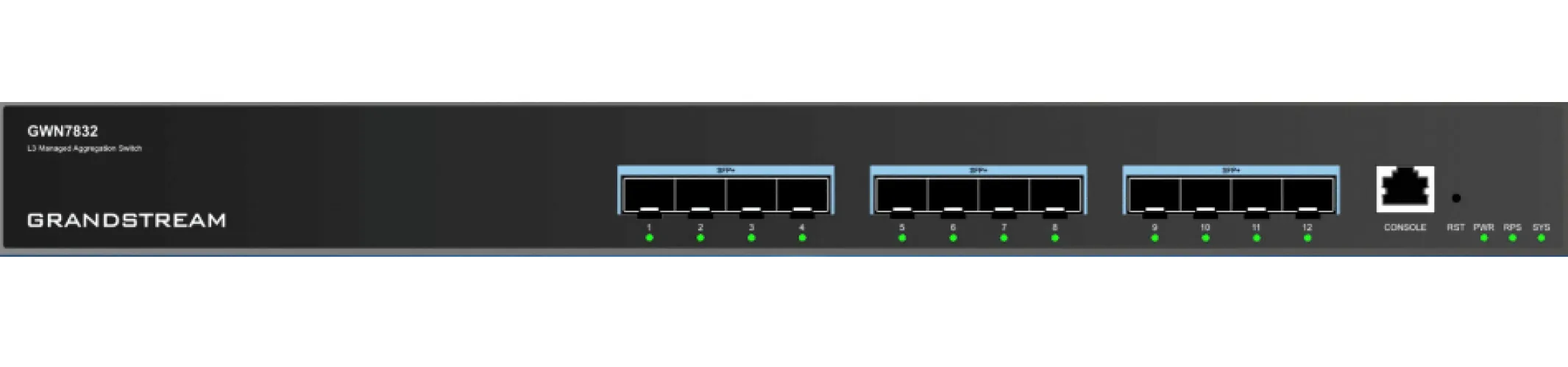 Grandstream Networks GWN7832 commutateur réseau Géré L3 10G Ethernet (100/1000/10000) Gris offre