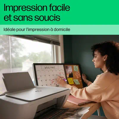 DeskJet 2821e Sans fil All-in-One Couleur Imprimante, Instant Ink; copieur, scanner - HP - Impression - visuel 9
