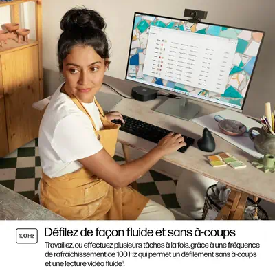 Écran Full HD réglable en hauteur 23,8 pouces HP Série 5 - 524sh - Ecran Ordinateur - visuel 10