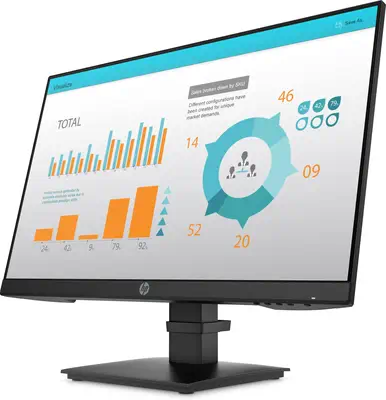 HP P24 G4 écran plat de PC 60,5 cm (23.8") 1920 x 1080 pixels Full HD Noir - Ecran Ordinateur - visuel 2