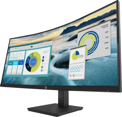 Écran incurvé HP P34hc G4 WQHD USB-C - Ecran Ordinateur - visuel 3