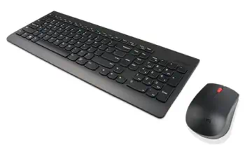Offre Lenovo GX30N81776 clavier Souris incluse Universel Noir