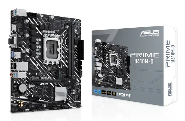 ASUS PRIME H610M-D Intel H610 LGA 1700 micro ATX - Asus - Carte mère - visuel 1
