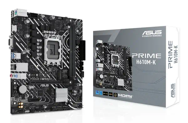 ASUS Prime H610M-K Intel H610 LGA 1700 micro ATX - Asus - Carte mère - visuel 1