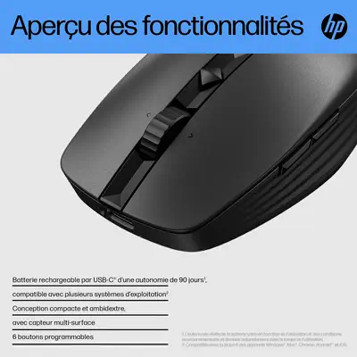 Souris silencieuse rechargeable HP 710 - visuel 7