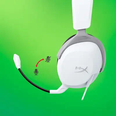 Casques gamer HyperX CloudX Stinger 2 Core Xbox blancs - Casque Micro - visuel 4