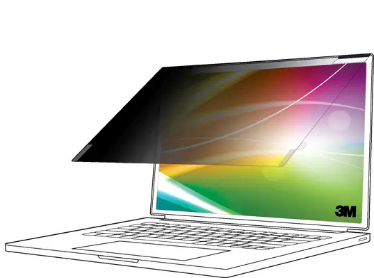 Filtre de confidentialité de l'écran lumineux pour HP® EliteBook x360 1030 G2, 16:9, BPNHP001 - 3M - Protection d'écran et Filtre - visuel 1
