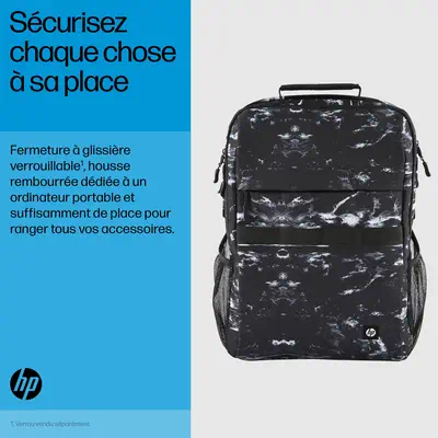 Sac à dos HP Campus XL imprimé marbre - Sacoche & Housse - visuel 5