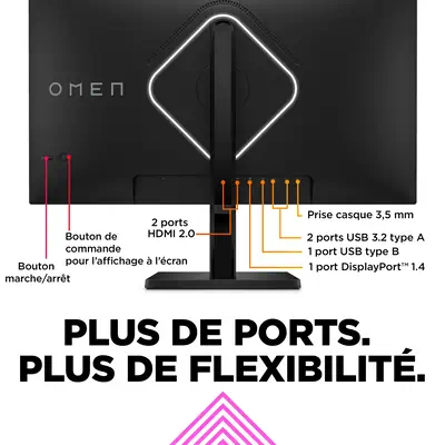 Écran gamer FHD 240 Hz OMEN 27 pouces - OMEN 27s - HP - Ecran Ordinateur - visuel 4