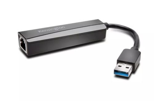 Vente Carte Réseau Kensington Adaptateur Ethernet USB-A UA0000E — Noir sur hello RSE