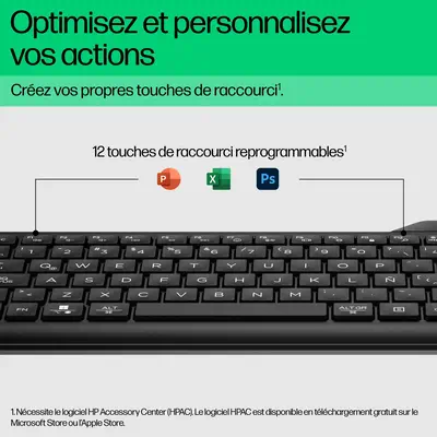 Clavier Bluetooth multi-périphériques HP 460 - visuel 6
