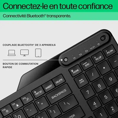 Clavier Bluetooth multi-périphériques HP 460 - visuel 7