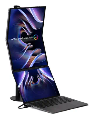ASUS ZenScreen Fold OLED MQ17QH écran plat de PC 43,9 cm (17.3") 2560 x 1920 pixels Quad HD Argent - Asus - Ecran Ordinateur - visuel 7