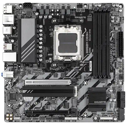 B850M DS3H Carte Mère - Processeurs AMD Ryzen Série 9000, 16+2+2 phases VRM numériques, jusqu'à 8200 - Gigabyte - Carte mère - visuel 2