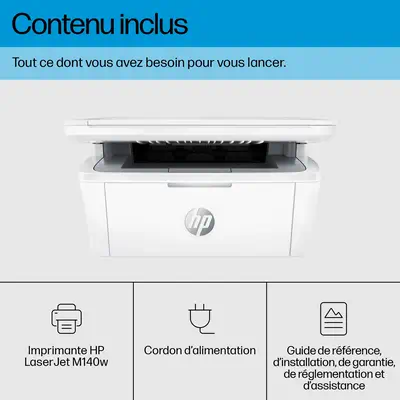 LaserJet M140w Sans fil Multifunction Noir et blanc Imprimante, Copieur, Scanner - HP - Imprimante Laser - visuel 4