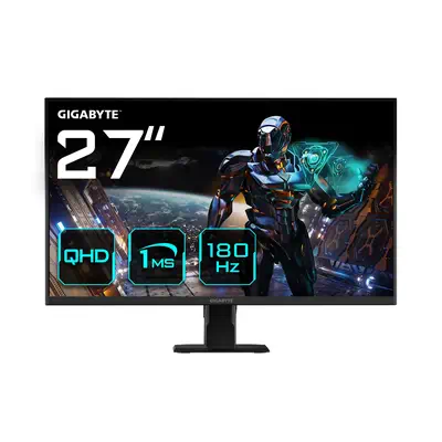 GS27QA Moniteur de jeu 27" QHD - 2560 x 1440 (QHD), 180Hz, 1ms, 300 cd/m2, FreeSync, HDR Ready, HDMI - Gigabyte - Ecran Ordinateur - visuel 1