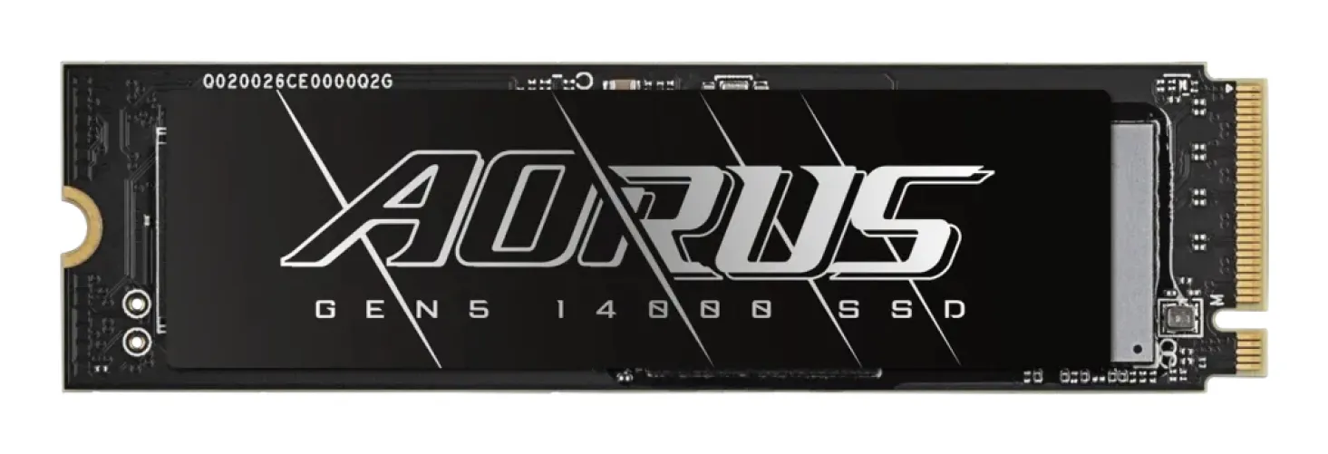 GIGABYTE AORUS Gen5 14000 1 To M.2 PCI Express 5.0 NVMe 3D TLC NAND - Gigabyte - Disque dur SSD - visuel 1