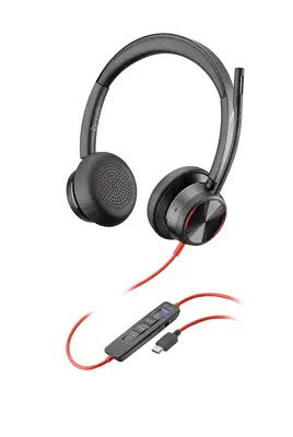 Micro-casque Poly Blackwire 8225 USB-C certifié Microsoft Teams - HP - Casque Micro - visuel 6