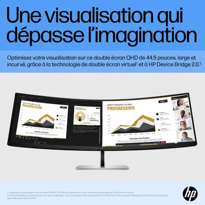 Écran incurvé DQHD HP E45c G5 - Ecran Ordinateur - visuel 8