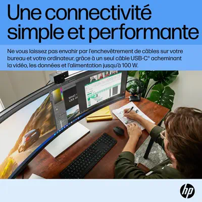 Écran incurvé DQHD HP E45c G5 - Ecran Ordinateur - visuel 9