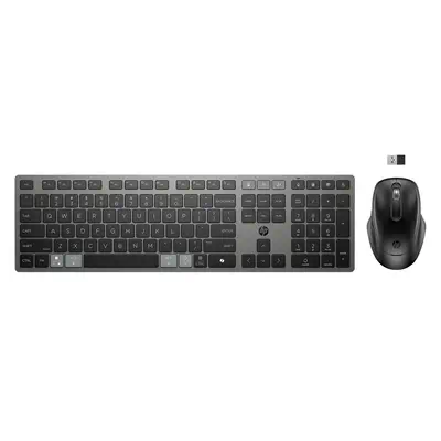 Ensemble clavier et souris sans fil rechargeables multi-appareils HP 725 - Pack Clavier, souris - visuel 1