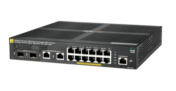 HPE Aruba Networking 2930F 12G PoE+ 2G/2SFP+ Switch - Switchs et Hubs - visuel 2