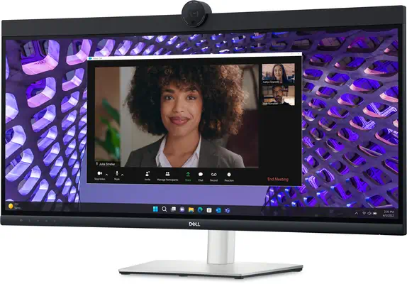 DELL P Series P3424WEB écran plat de PC 86,4 cm (34") 3440 x 1440 pixels 4K Ultra HD LCD Noir - Dell - Ecran Ordinateur - visuel 1