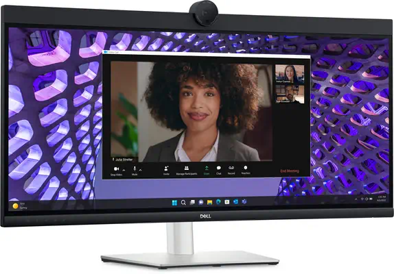 DELL P Series P3424WEB écran plat de PC 86,4 cm (34") 3440 x 1440 pixels 4K Ultra HD LCD Noir - Dell - Ecran Ordinateur - visuel 2