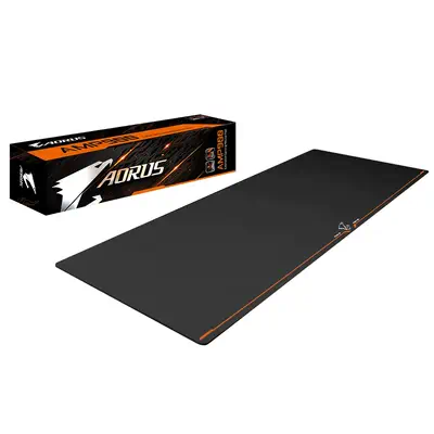 GIGABYTE AMP900 Tapis de souris de jeu Noir, Orange - Gigabyte - visuel 6