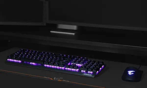 GIGABYTE AMP900 Tapis de souris de jeu Noir, Orange - Gigabyte - visuel 10