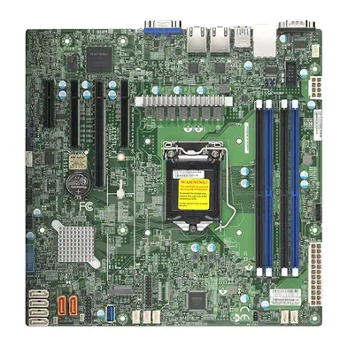 Supermicro X12STL-F-B Bulk Intel C252 LGA 1200 (Socket H5) micro ATX - Carte mère - visuel 1