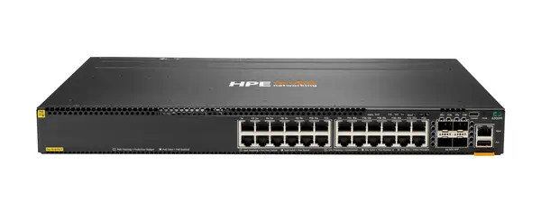 Aruba Networking CX 6300M 24-port 1GbE Class 4 PoE and 4-port SFP56 Switch - HP - Rack et Armoire - visuel 1