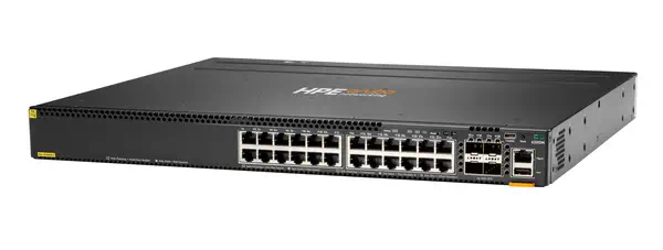 Aruba Networking CX 6300M 24-port 1GbE Class 4 PoE and 4-port SFP56 Switch - HP - Rack et Armoire - visuel 2